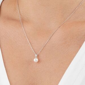 Mikimoto pearl necklace silver 950